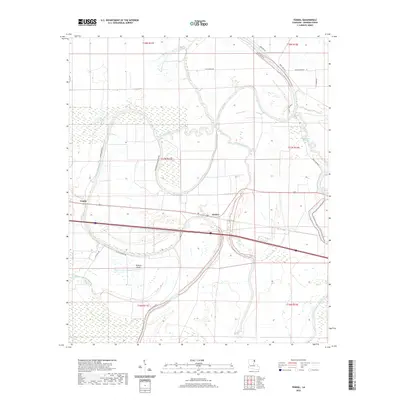 2020 Map of Tendal, 2020 Print