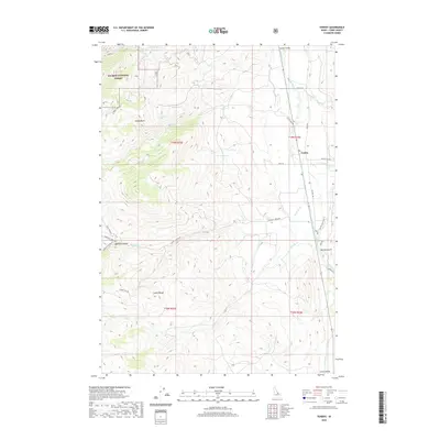 2020 Map of Tendoy, 2020 Print
