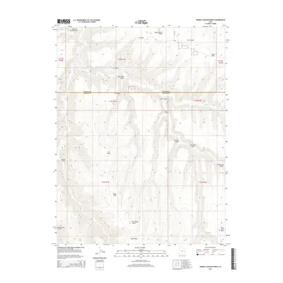 2014 Map of Tenmile Canyon North, 2014 Print