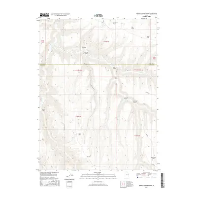 2017 Map of Tenmile Canyon North, 2017 Print