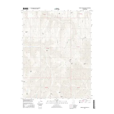2017 Map of Tenmile Canyon South, 2017 Print