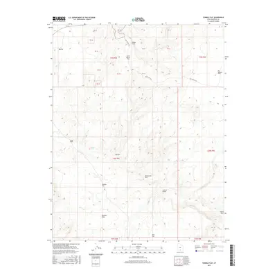 2017 Map of Tenmile Flat, 2017 Print