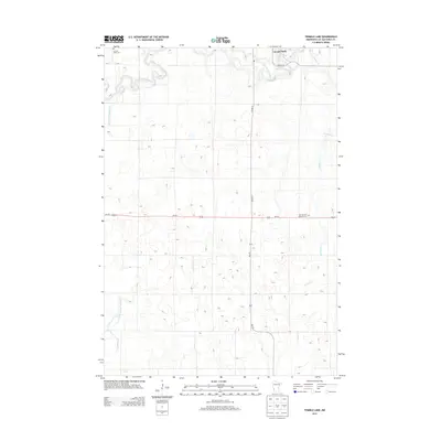 2013 Map of Tenmile Lake, 2013 Print