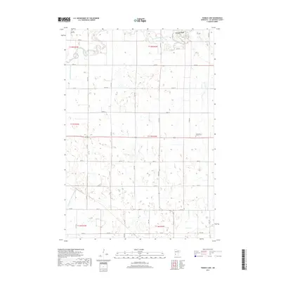 2019 Map of Tenmile Lake, 2019 Print
