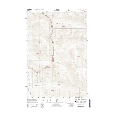 2014 Map of Tenmile Lake, 2014 Print