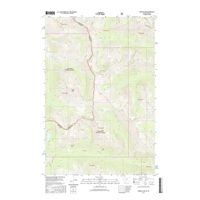 2017 Map of Tenmile Lake, 2017 Print