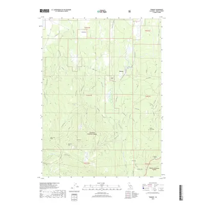 2018 Map of Tennant, 2018 Print