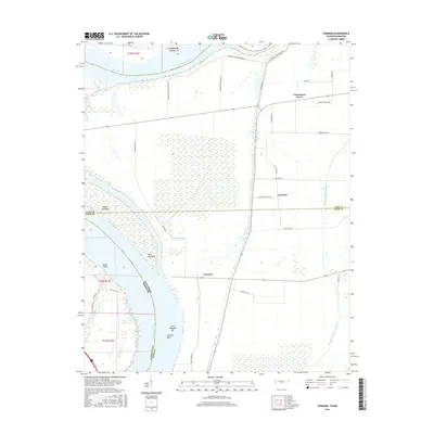 2016 Map of Tennemo, 2016 Print