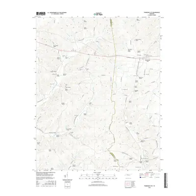 2016 Map of Tennessee City, 2016 Print