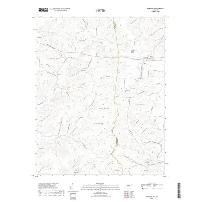 2019 Map of Tennessee City, 2019 Print