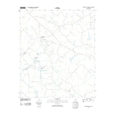 2010 Map of Tennessee Colony, 2010 Print