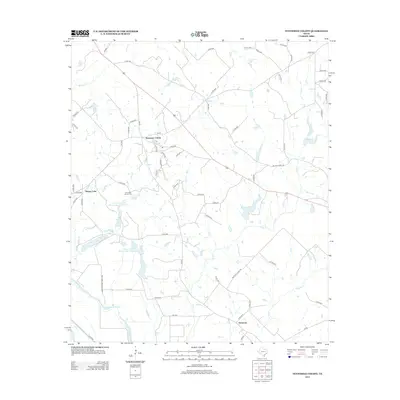 2013 Map of Tennessee Colony, 2013 Print