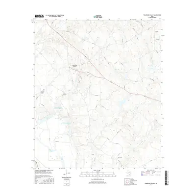 2016 Map of Tennessee Colony, 2016 Print