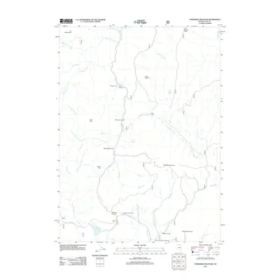 2012 Map of Tennessee Mountain, 2012 Print