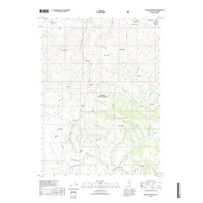 2018 Map of Tennessee Mountain, 2018 Print