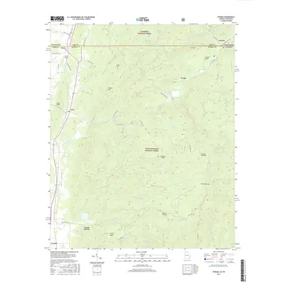 2017 Map of Tennga, 2017 Print