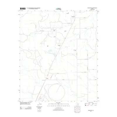 2012 Map of Tennyson, 2012 Print
