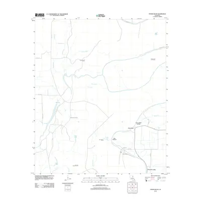 2012 Map of Tensas Bluff, 2012 Print