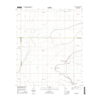 2015 Map of Tensas Bluff, 2015 Print