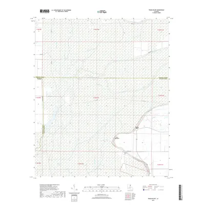 2018 Map of Tensas Bluff, 2018 Print