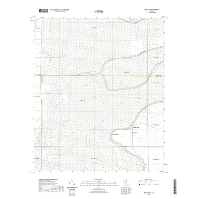 2020 Map of Tensas Bluff, 2020 Print