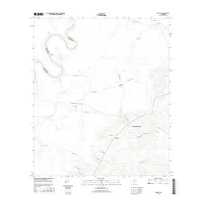 2014 Map of Tensaw, 2014 Print