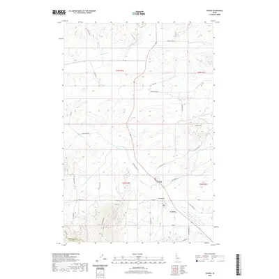 2020 Map of Tensed, 2020 Print