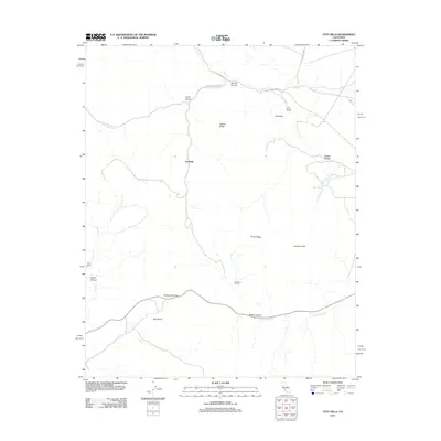 2012 Map of Tent Hills, 2012 Print
