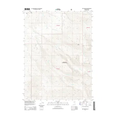 2014 Map of Tent Mountain, 2014 Print