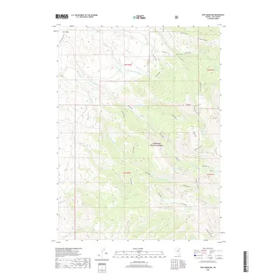 2018 Map of Tent Mountain, 2018 Print