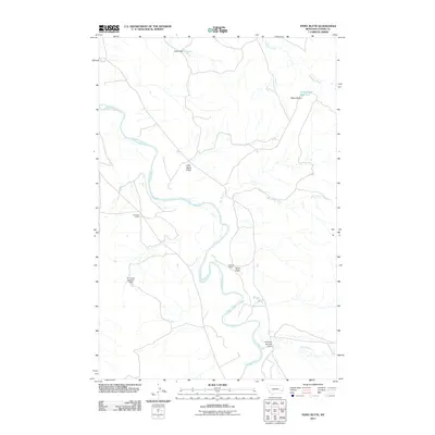 2011 Map of Tepee Butte, 2011 Print