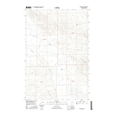 2017 Map of Tepee Butte, 2017 Print