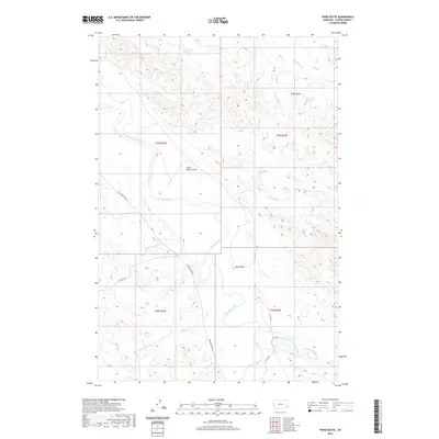 2020 Map of Tepee Butte, 2020 Print