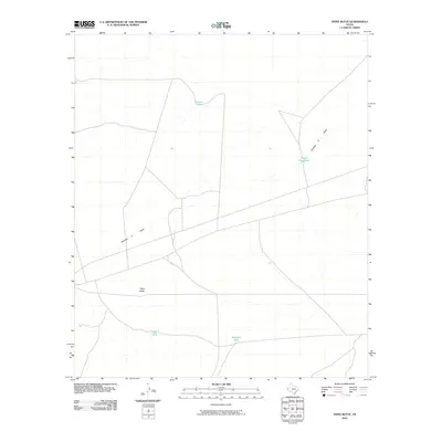 2010 Map of Tepee Butte, 2010 Print