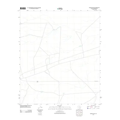 2012 Map of Tepee Butte, 2012 Print