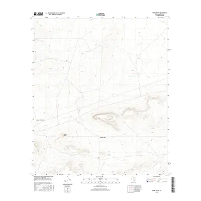 2016 Map of Tepee Butte, 2016 Print