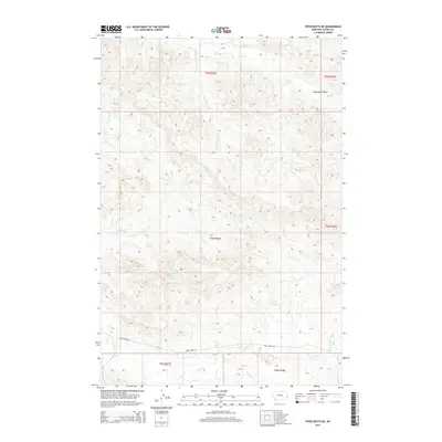 2014 Map of Tepee Butte NE, 2014 Print