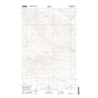2017 Map of Tepee Butte NE, 2017 Print