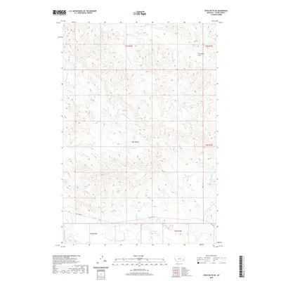 2020 Map of Tepee Butte NE, 2020 Print