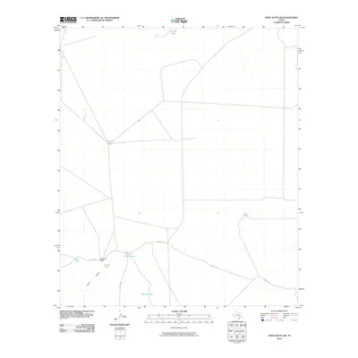 2010 Map of Tepee Butte SW, 2010 Print