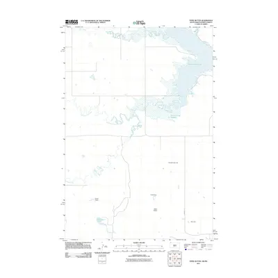 2011 Map of Tepee Buttes, 2011 Print