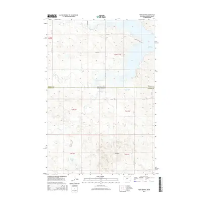 2015 Map of Tepee Buttes, 2015 Print