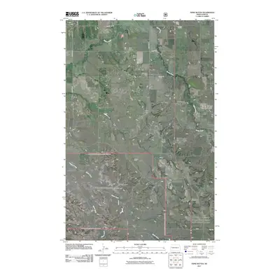 2011 Map of Tepee Buttes, 2011 Print