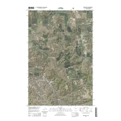 2014 Map of Tepee Buttes, 2014 Print