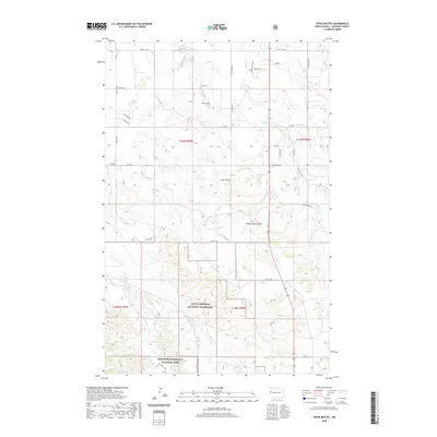 2020 Map of Tepee Buttes, 2020 Print