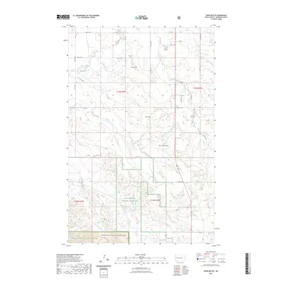 2023 Map of Tepee Buttes, 2023 Print
