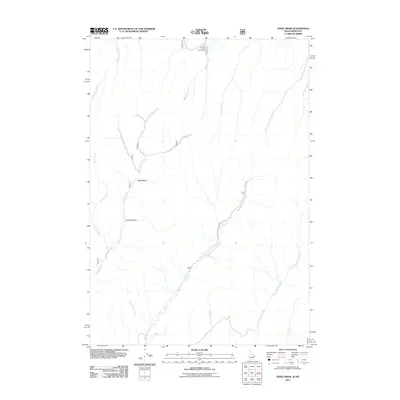 2011 Map of Tepee Draw, 2011 Print