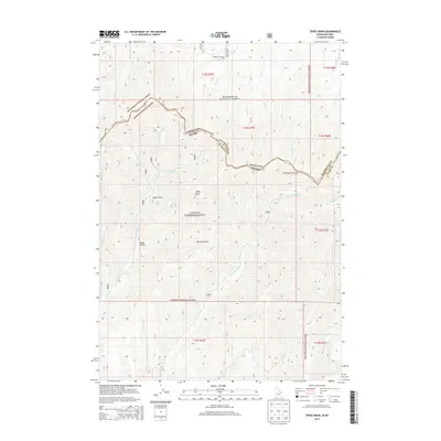 2013 Map of Tepee Draw, 2013 Print