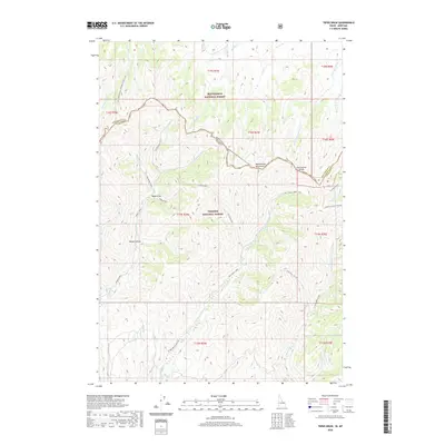 2020 Map of Tepee Draw, 2020 Print