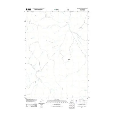2011 Map of Tepee Mountain, 2011 Print